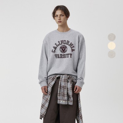 Áo Sweater WHO.A.U Varsity Lettering Sweatshirt_WHMWF4901U