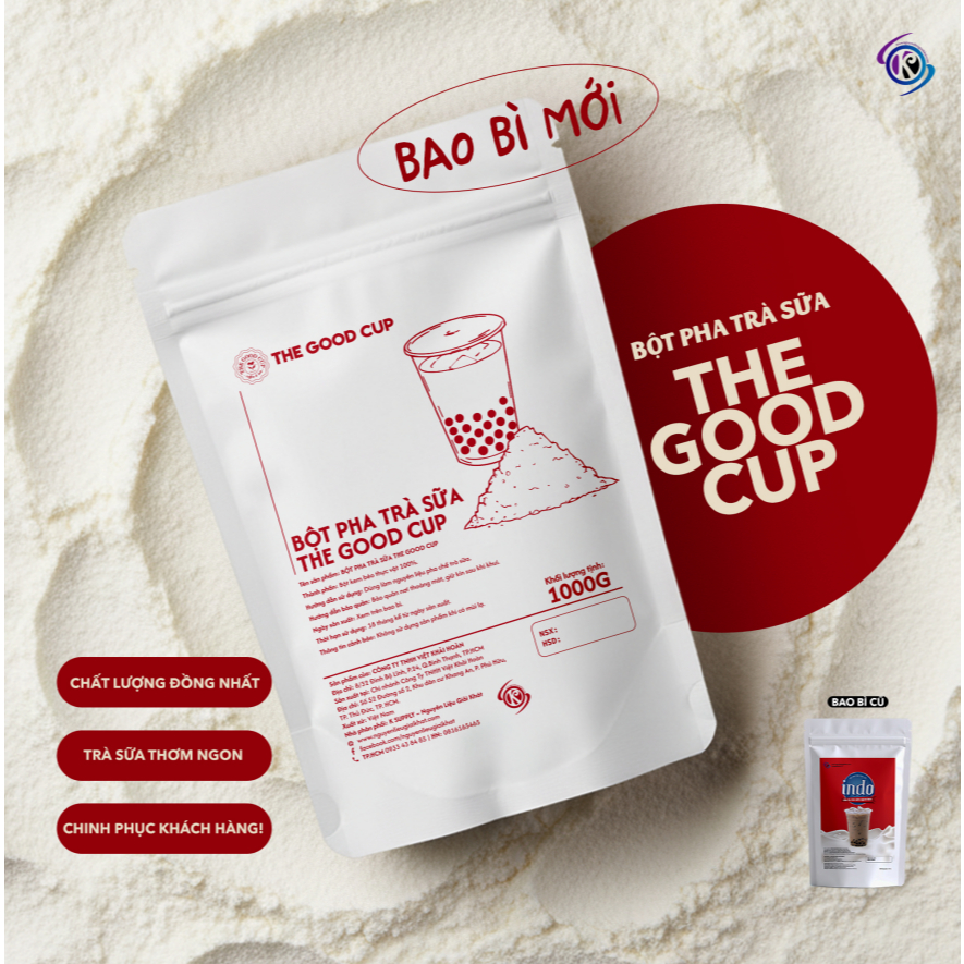 Bột Pha Trà Sữa The Good Cup (tên cũ: Bột trà sữa Indo) - K Supply Nguyên Liệu Giải Khát