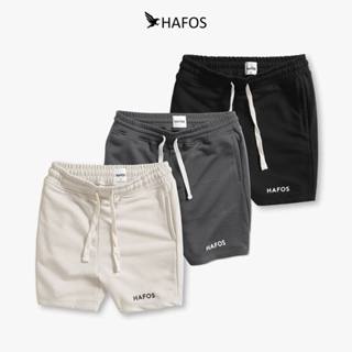 [ Giảm 30% ] Quần Short Nam HAFOS BASIC Nỉ Chân Cua Co Giãn. Quần Đùi Nam Vải Nỉ from ngắn trên gối, mặc ở nhà đi ch