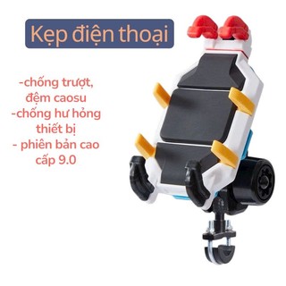 Kẹp điện thoại phiên bản cao cấp dành cho xe điện, xe máy .v.v
