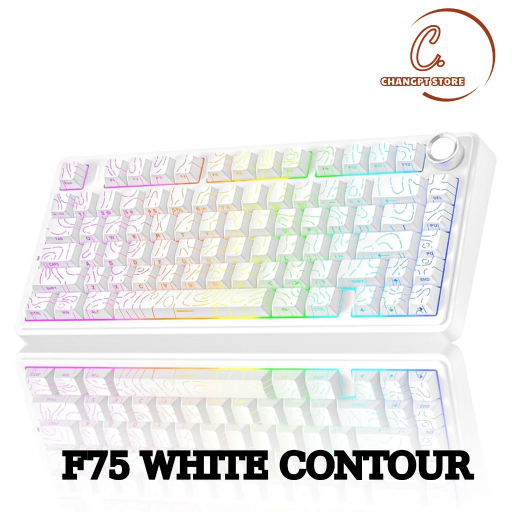 AULA F75 PRO| BÀN PHÍM CƠ KHÔNG DÂY 3 MODE KẾT NỐI | MẠCH XUÔI | LAYOUT 75% | BigBuy360 - bigbuy360.vn