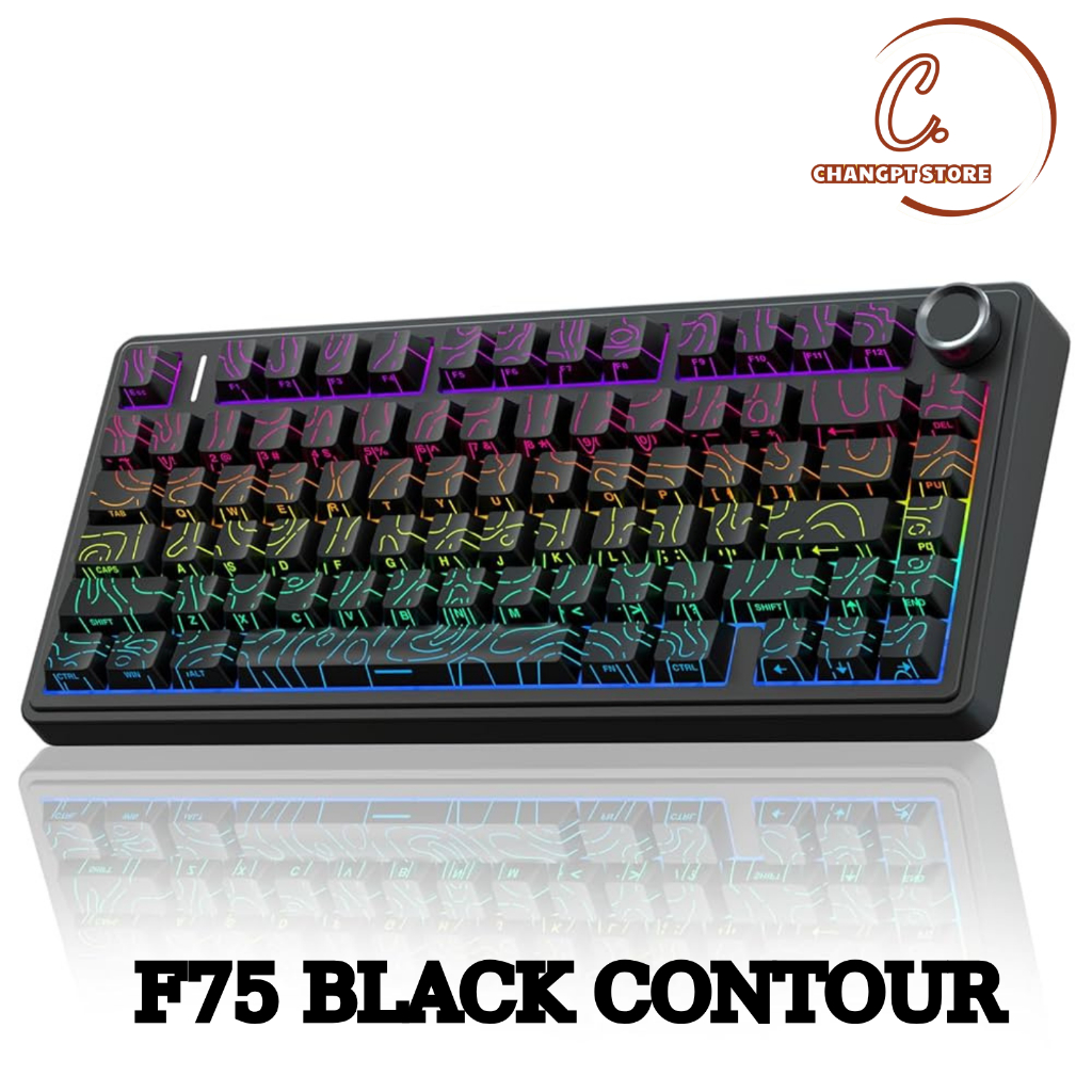 AULA F75 PRO| BÀN PHÍM CƠ KHÔNG DÂY 3 MODE KẾT NỐI | MẠCH XUÔI | LAYOUT 75% | BigBuy360 - bigbuy360.vn