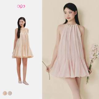 Set áo yếm suông xếp li phối cúc kèm quần Farida nhiều màu thoáng mát nữ tính OLV