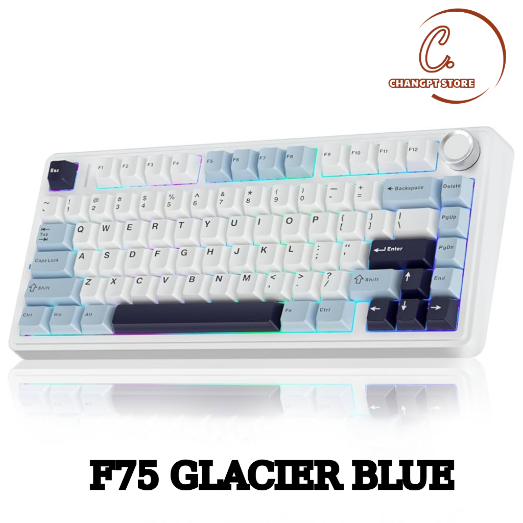 AULA F75 PRO| BÀN PHÍM CƠ KHÔNG DÂY 3 MODE KẾT NỐI | MẠCH XUÔI | LAYOUT 75% | BigBuy360 - bigbuy360.vn