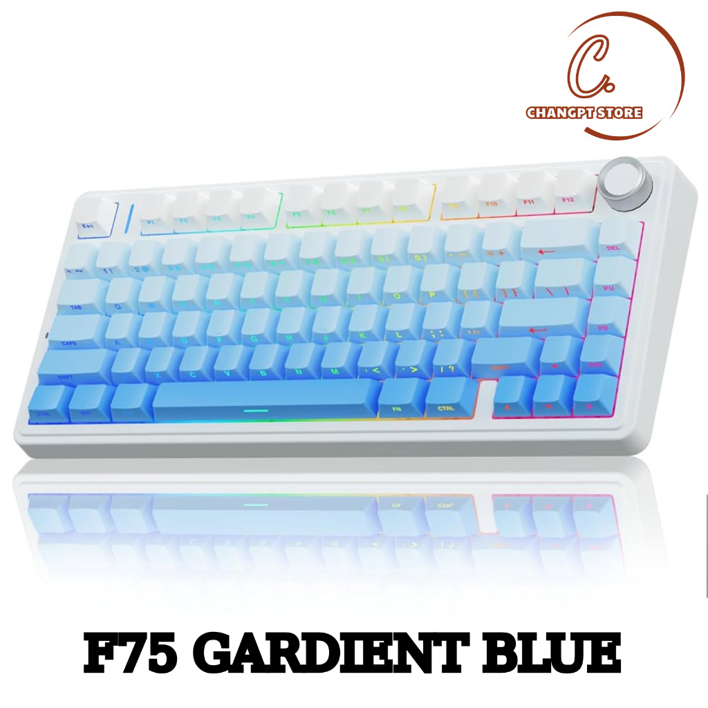 AULA F75 PRO| BÀN PHÍM CƠ KHÔNG DÂY 3 MODE KẾT NỐI | MẠCH XUÔI | LAYOUT 75% | BigBuy360 - bigbuy360.vn