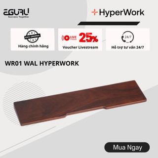 Kê Tay Bàn Phím HyperWork WR01 WAL - Gỗ Óc Chó - Bảo Hành 12 Tháng