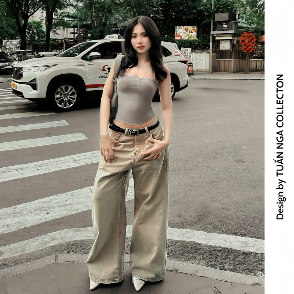 Áo ống, áo quây form dài CÓ MÚT NGỰC ôm body TUẤN NGA COLLECTION áo tube chất cotton cao cấp mềm mịn co dãn | BigBuy360 - bigbuy360.vn
