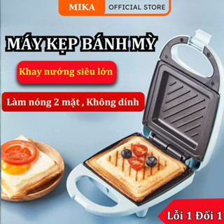  Máy Nướng Bánh Mì Sandwich Mika Kẹp Làm Nóng 2 Mặt Rán Trứng Làm Đồ Ăn Sáng Nhanh Chóng Tiện Lợi 
