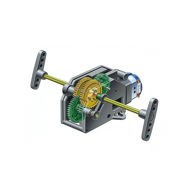[TAMIYA] 70110 Phụ kiện robot 4-SPEED CRANK AXLE GEARBOX