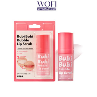 Tẩy Tế Bào Chết Môi Sủi Bọt Bubi Bubi Bubble Unpa Lip Scrub Dưỡng Môi Hồng Hào Căng Mọng Hàn Quốc