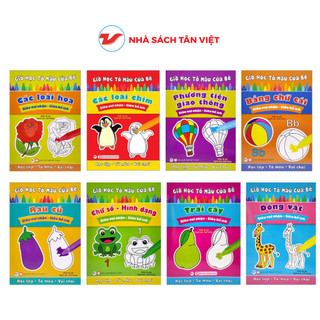 Sách : Giờ Học Tô Màu Của Bé - Nhiều Chủ Đề - Tân Việt Books