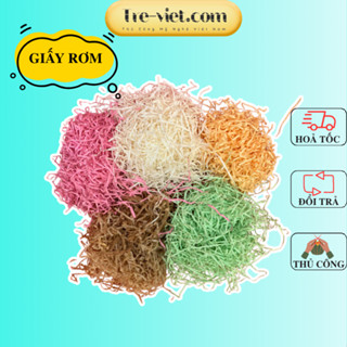   100g  Giấy rơm giấy vụn lót hộp quà mềm mỏng nhẹ 