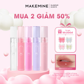 Son kem bóng MAKEMINE Make You Mine Juicy Dew Tint căng mọng bền màu lâu trôi son vòm Make Mine son tint bóng MAKE08