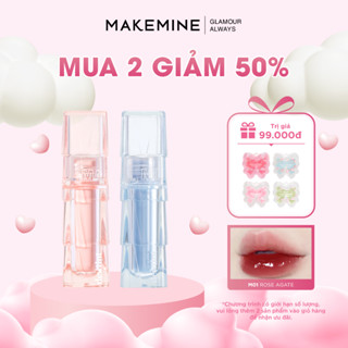 Son kem bóng MAKEMINE Jelly Dew Tint thạch nước thủy tinh căng bóng Make Mine son tint bóng MAKE01