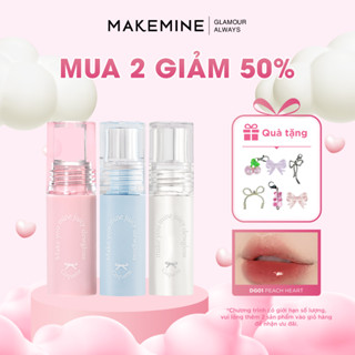 Son kem son hoa MAKEMINE Make You Mine Juicy Dewgloss trong suốt căng mọng ẩm mịn tự nhiên Make Mine son bóng MAKE14