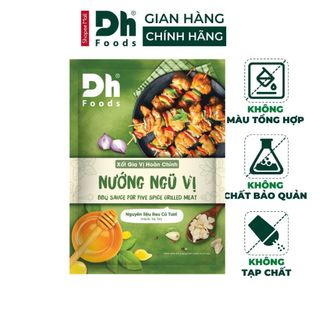  Xốt gia vị hoàn chỉnh nướng ngũ vị Dh Foods ướp nướng thịt sườn gà cá hải sản rau củ gói 80 gr 