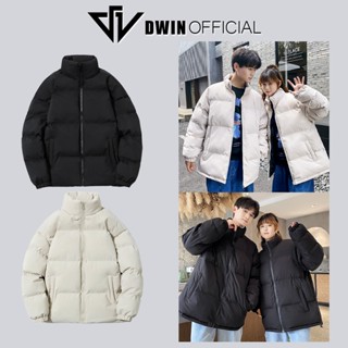 Áo khoác phao nam nữ DWIN local brand form oversize cổ cao unisex trần bông dày dặn siêu ấm