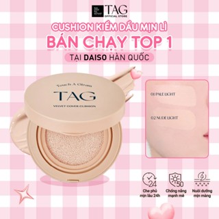 Phấn Nước Kiềm Dầu TAG Velvet Cover 15g Mịn Lỳ Cushion Chống Nắng SPF 50+ PA+++