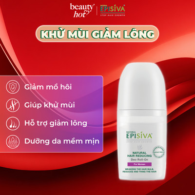 Lăn Khử Mùi Episiva Chăm Sóc Da Sau Khi Làm Sạch Lông Dành Cho Nữ 50ml