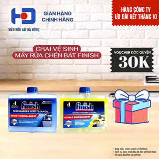 Dung dịch vệ sinh máy rửa chén bát Finish 250ml [HÀNG CHÍNH HÃNG CÔNG TY]