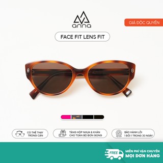 Kính râm thời trang ANNA dáng mắt mèo tròng chống chói và tia UV TRCP1