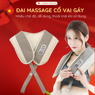 Đai Massage Cổ Vai Gáy Lưng KAW - Giảm Đau Nhức Mệt Mỏi, Máy Massage Thông Minh, Thoải Mái Khi Sử Dụng