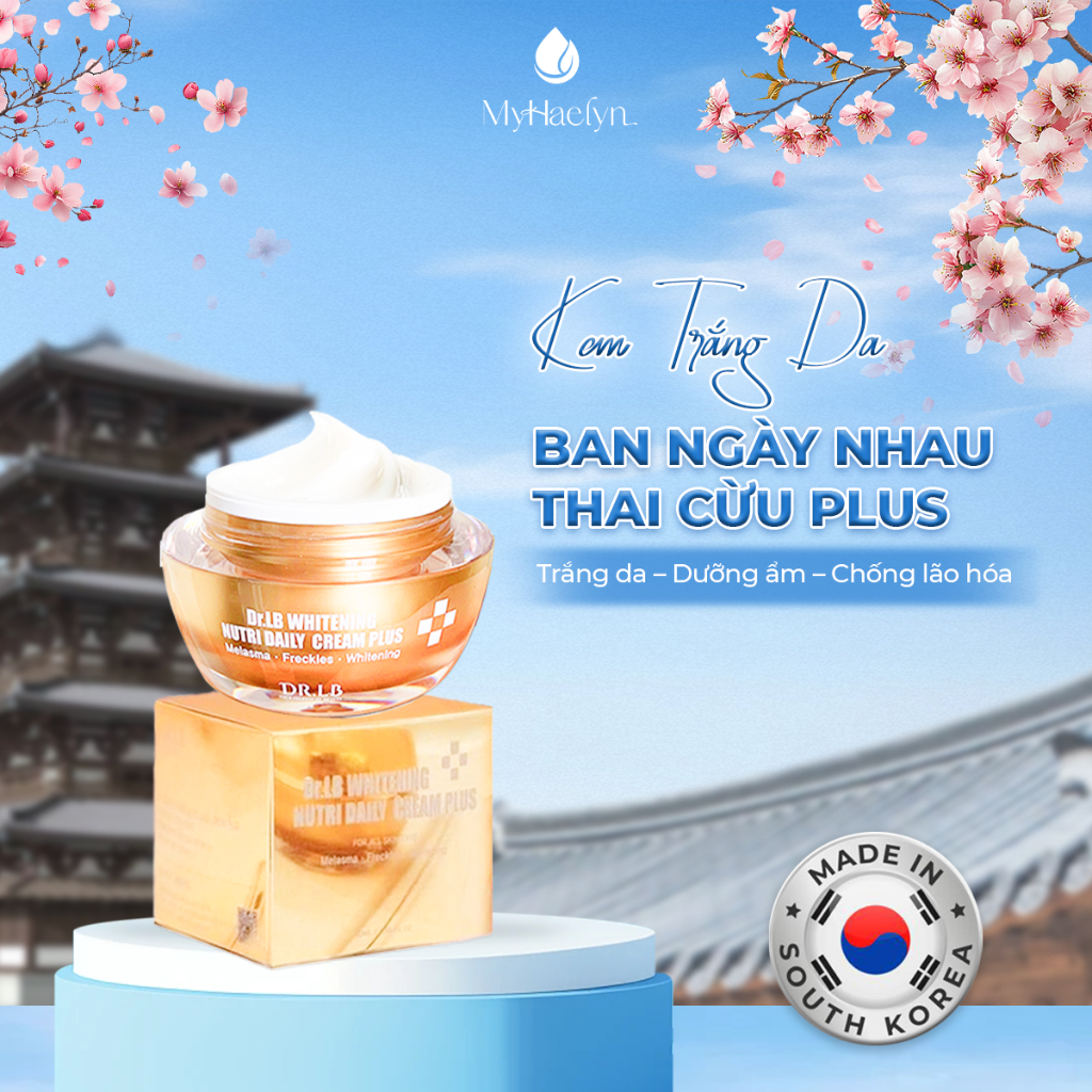Kem mờ nám tàn nhang, dưỡng sáng da ban ngày DR.LB Hàn Quốc chống lão hóa 50ml A-072