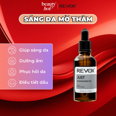Niacinamide 10% - Tinh chất dưỡng ẩm hàng ngày cho da mặt và cổ Revox B77 Just 30ml