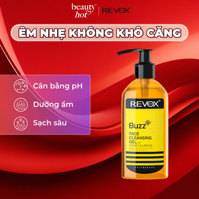 Gel rửa mặt Revox B77 Buzz chiết xuất mật ong và chanh 180ml