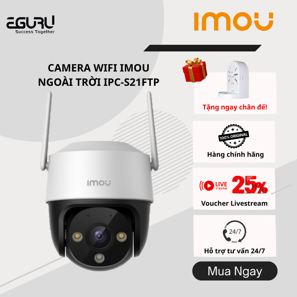 Camera ngoài trời 2K Full HD1080P Imou Cruiser IPC-S21FP | S31FEP | S21FAP |IPC-S41FP |IPC-S51FEP |I
