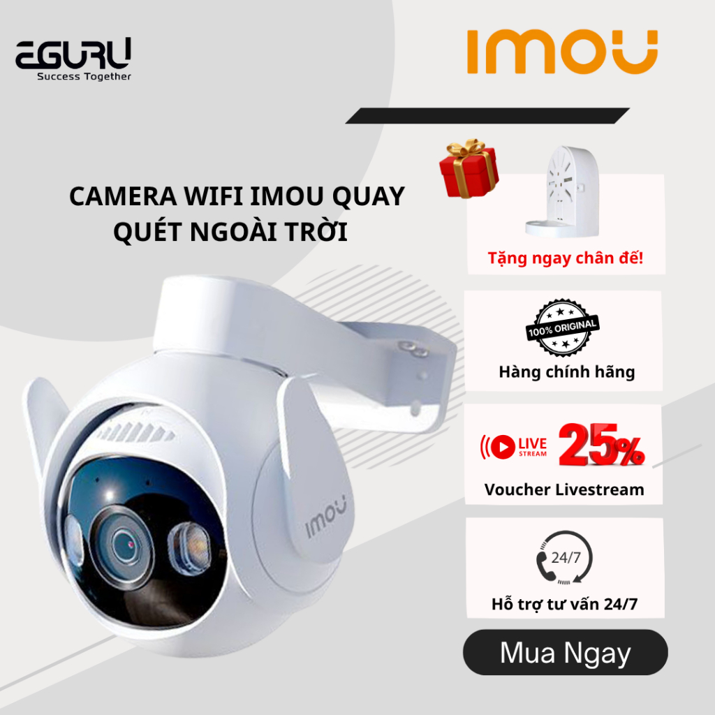 Camera WIFI quay quét ngoài trời IMOU Cruiser 2 IPC-GS7EP-3M0WE | IPC-GS7EP-5M0WE - Hàng Chính Hãng