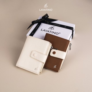  Ví Nữ Cao Cấp Da Thật Chính Hãng Lavatino Thiết Kế Dáng Đứng Trẻ Trung - Elisa 56 