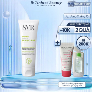 Kem dưỡng ẩm dành cho da dầu mụn mờ vết thâm sau mụn SVR Sebiaclear Hydra 40ml
