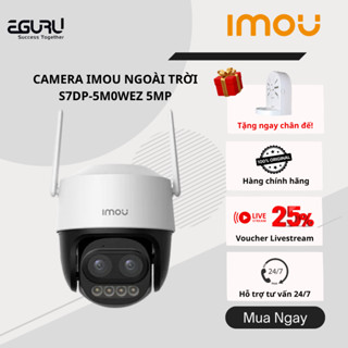 Camera IMOU ngoài trời S7DP-5M0WEZ 5MP đàm thoại 2 chiều, bật đèn và còi báo động, zoom kết hợp 12X