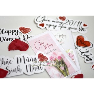 Bó 3 bông sáp thơm [Tặng túi + banner chủ đề lễ + thiệp ]