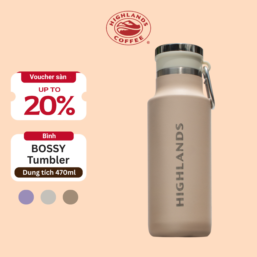 BOSSY Tumbler 470ml Hồng