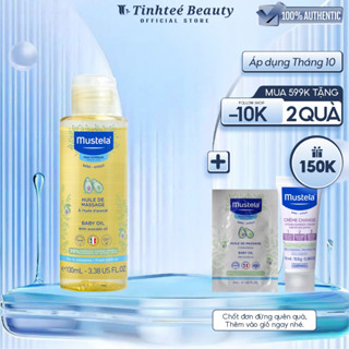 Dầu Massage Cho Trẻ Sơ Sinh & Em Bé Mustela baby oil 100ml