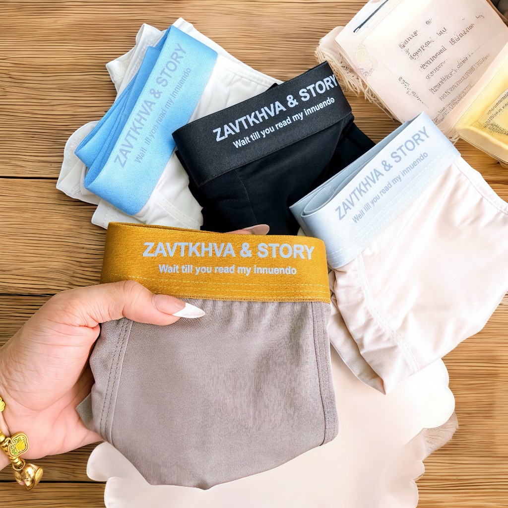 Sét 4 quần sịp nam boxer quần xì nam vải thun lạnh sịp đùi co dãn mềm mát đồ lót kháng khuẩn STORY -