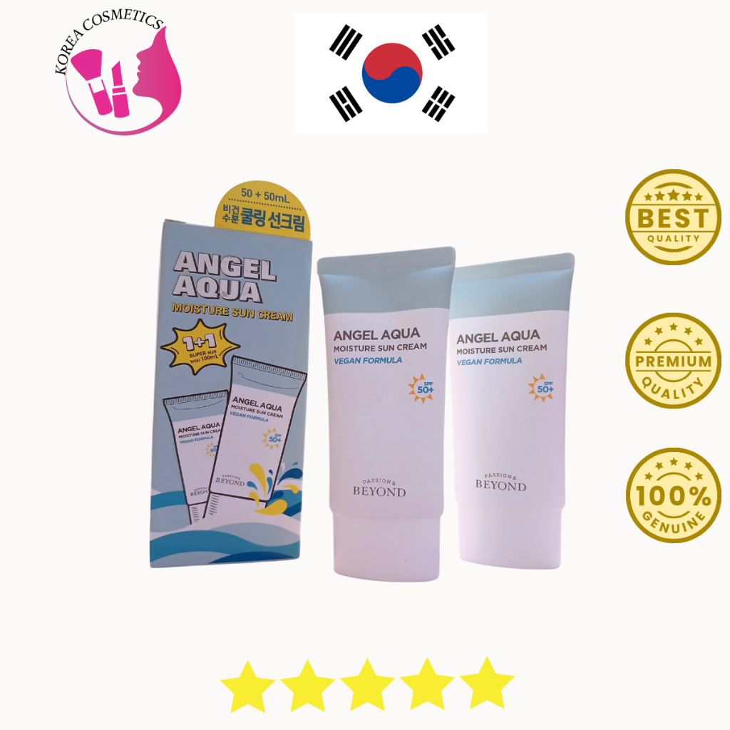 KCN BEYOND AQUA MOISTURE SUN CREAM (50ml x 2 tuýp)