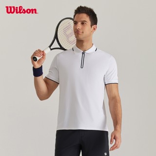 Wilson Advantage Zip Polo Áo Polo Thể Thao Nam WM00261511