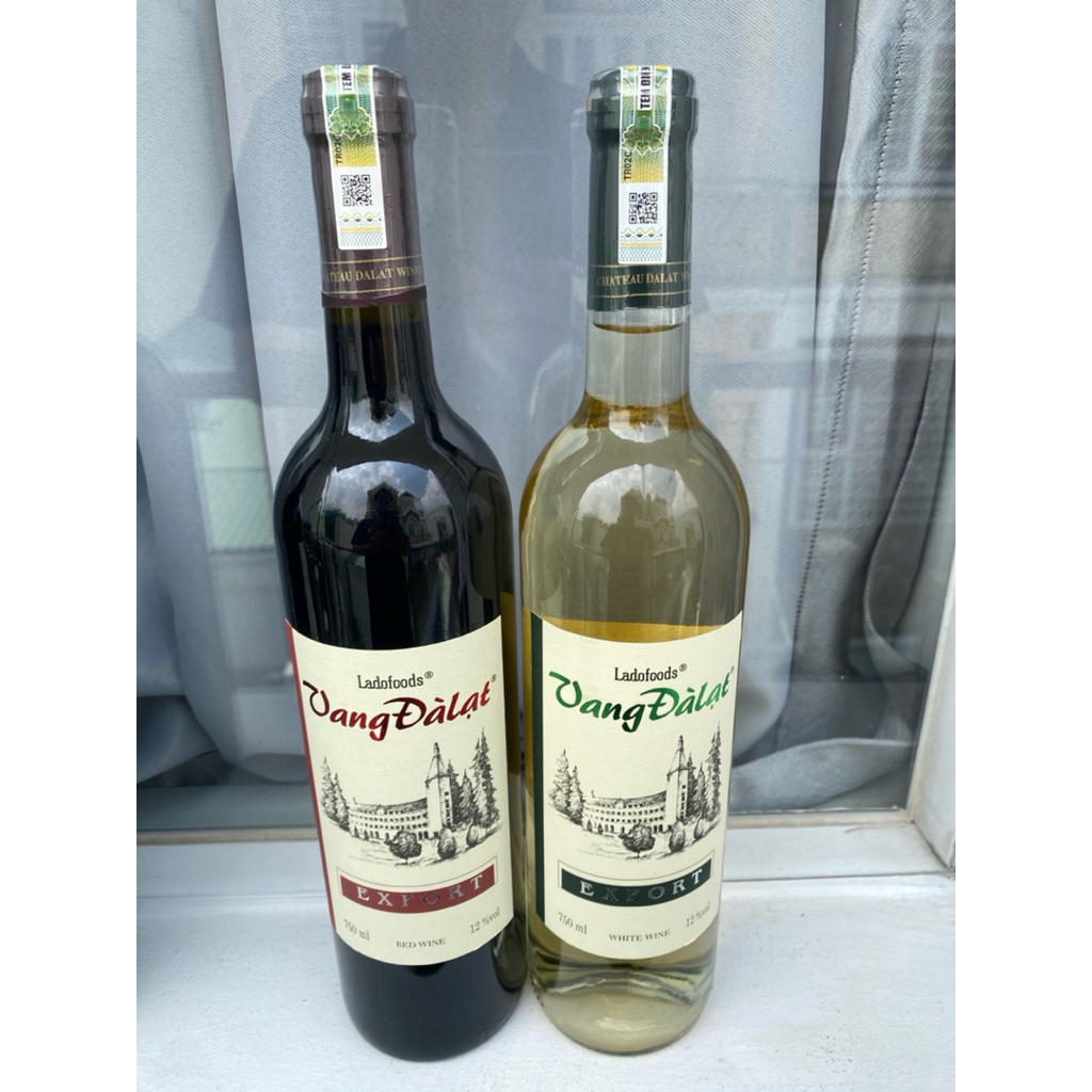 Vang Đà Lạt EXPORT Wine 12% 750ml