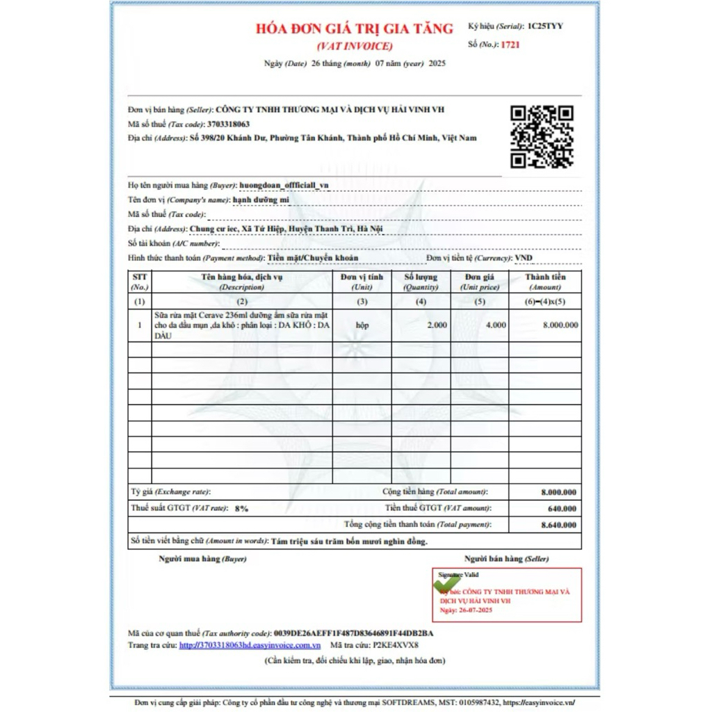 Sữa Rửa Mặt CeraVe - SA Smoothing, Hydrating, Foaming Cleanser - Cho Da Dầu Mụn, Khô, Nhạy Cảm | BigBuy360 - bigbuy360.vn