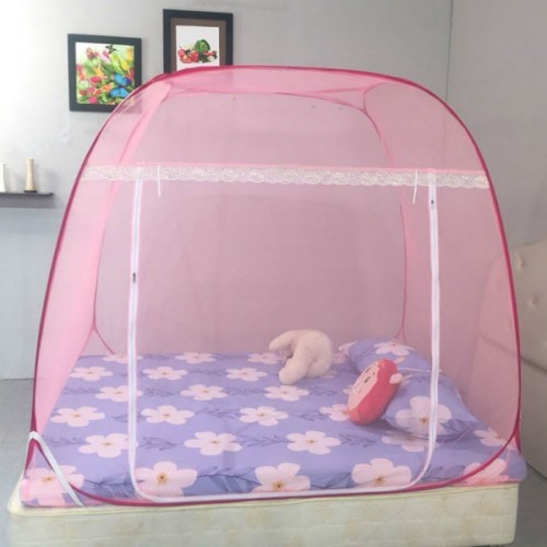 Màn Chụp Tự Bung Đỉnh Vuông 2m2 x 2m x 1m7 - Loại 2 (không chân viền)