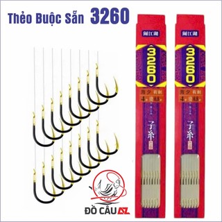 Thẻo đôi 3260 buộc sẵn lưỡi Seiko cao cấp có ngạnh - Đồ Câu AZ