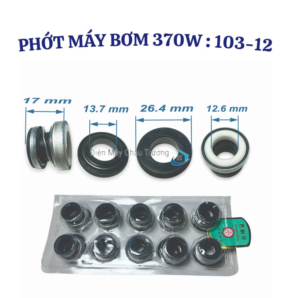 Combo 10 phớt máy bơm nước 370w