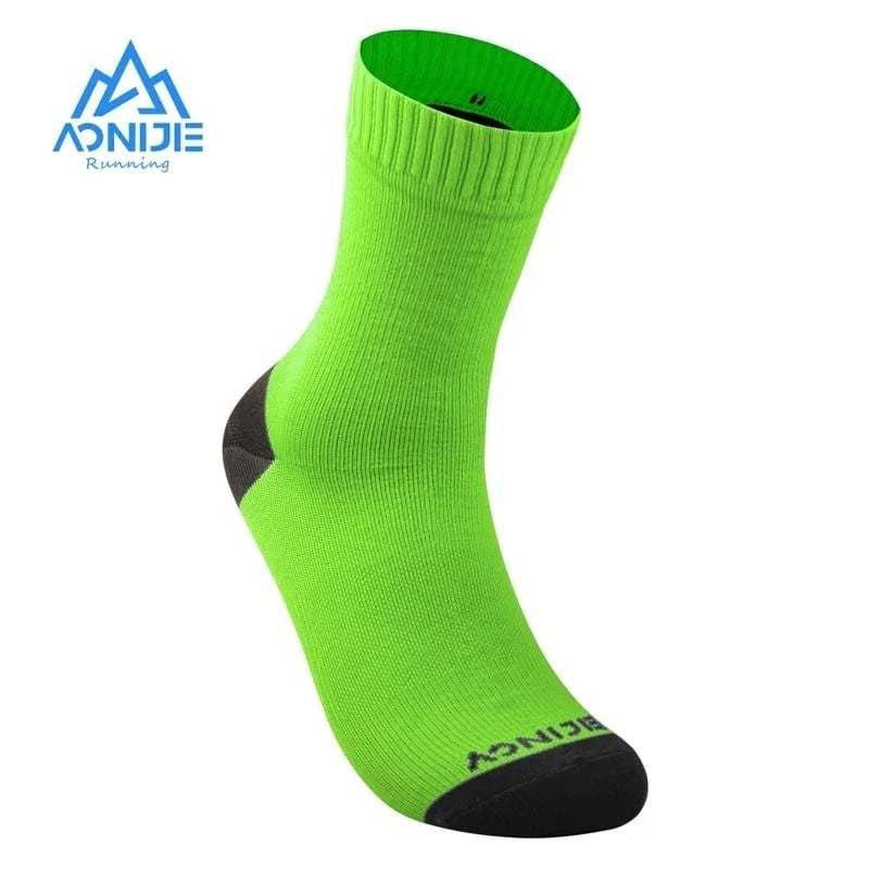 Tất Thể Thao AONIJIE E4821 Chống Thấm Nước - Xanh Neon