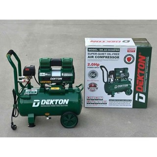 Máy nén khí Dekton Dk Ac 3930Pro 2hp 30L êm nạp hơi cực nhanh 55s đầy bình ko dầu 2025 new 100%
