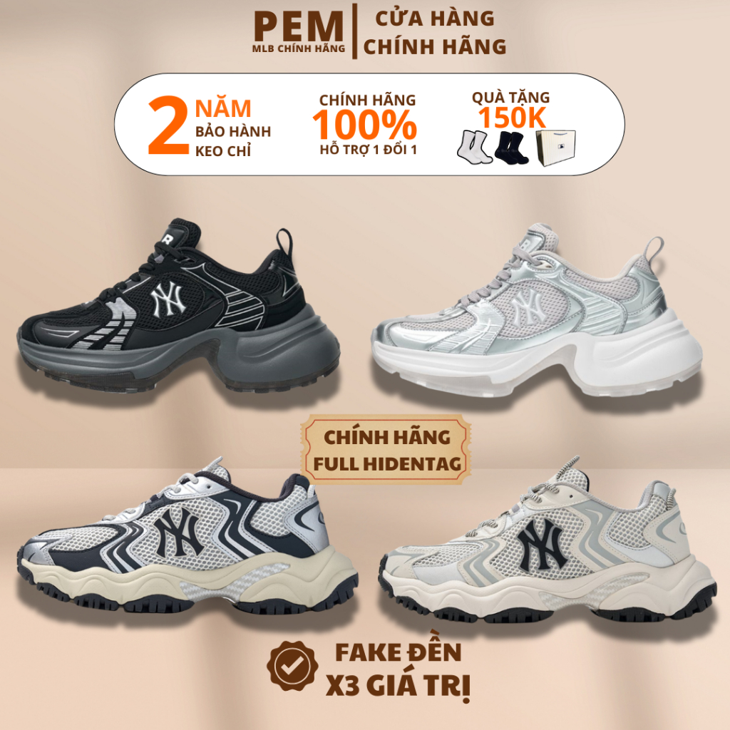 [CHÍNH HÃNG FULL HIDDENTAG] GIÀY MLB 2025 CHUNKY Winner Nhiều Mẫu HOT giá tốt 2025, độn đế cao , cực