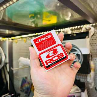 [Giá 1 cặp] Tem Logo sticker dán phuộc RCB 🚗✌🏻💯🇻🇳