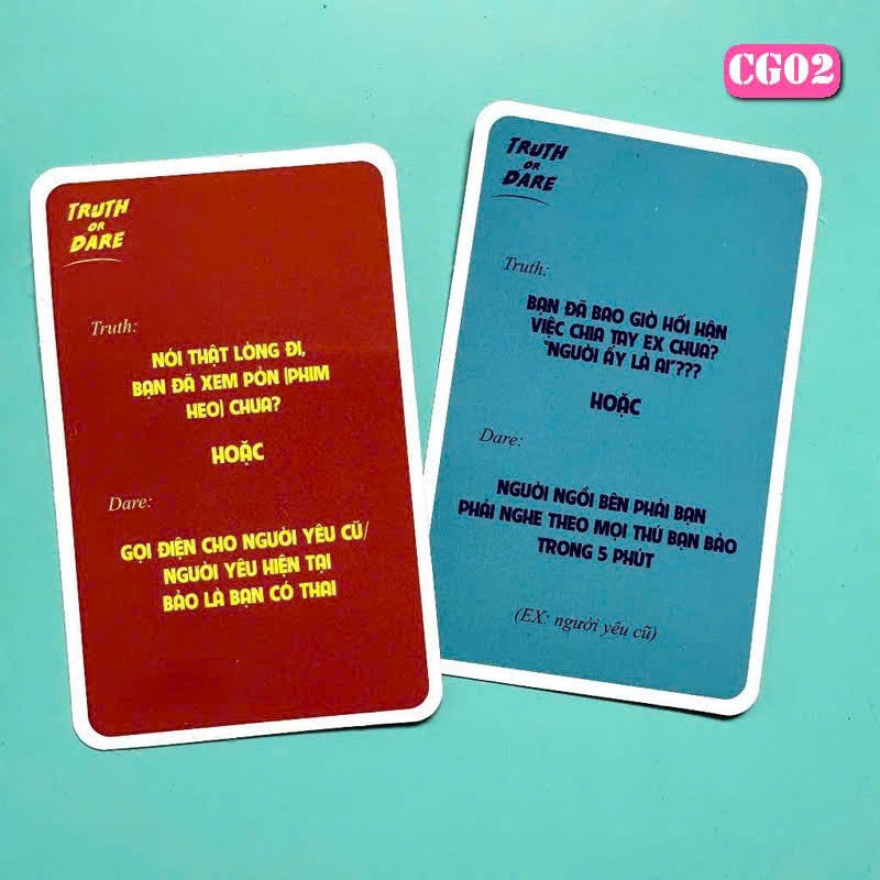 Bộ bài lói hay lèm 33 lá drinking game truth or dare việt hoá CG02
